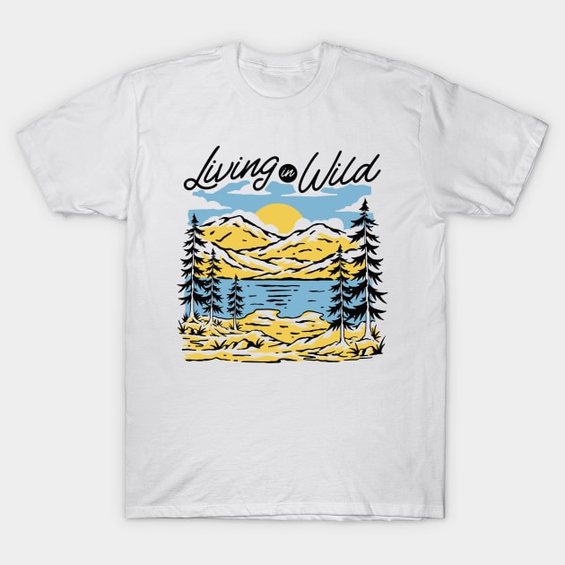 Living in wild T-Shirt by AlexStudio